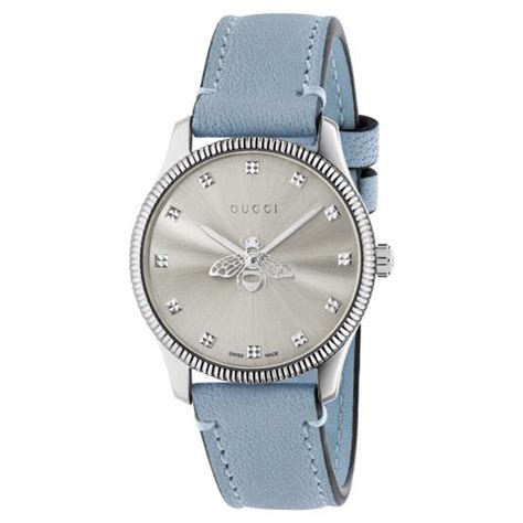 gucci g-timeless blue gg dial ladies quartz watch|gucci g timeless watch price.